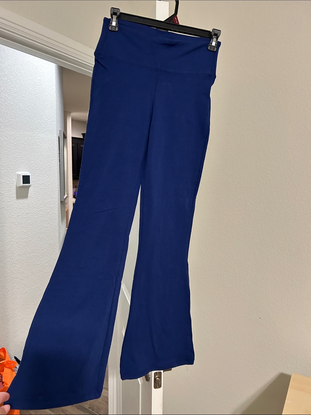 Zenana High-Waist Flared Yoga Pants - Deep Blue